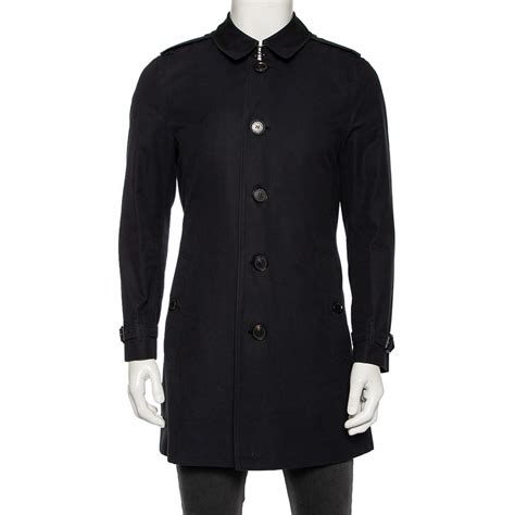 burberry britton trench coat navy|authentic Burberry trench coats.